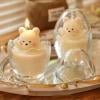 SHIMELE Cute Eggshell Bear Candle, Aromatherapy Candle, Non-Smoke Soy Wax Gift, Long-Lasting Aroma, Decorative Home Accessory, Relaxation & Ambiance Setting