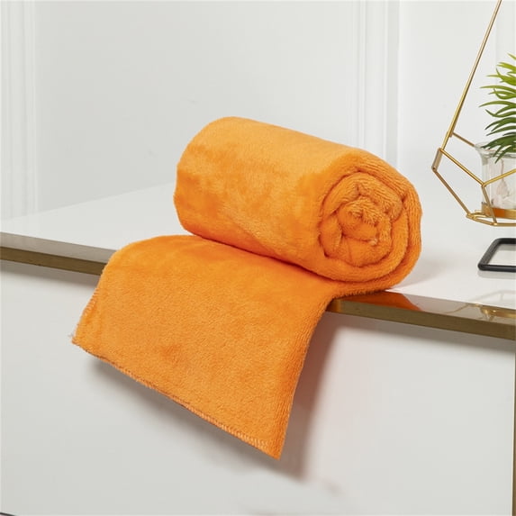 SHIMELE Flannel Throw Blanket 70x100 CM Soft Cozy Fuzzy Microfiber for Couch Sofa Bed Camping Travel, Warm Lightweight Home Decor