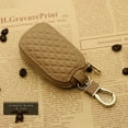 thumbnail image 1 of SHIMELE Leather Car Key Holder Key Fob Case Zipper Key Wallet Anti-Scratch Car Key Protector Remote Key Cover with Keychain Anti-Lost Ring Genuine Leather Key Case for Men Women, 1 of 1