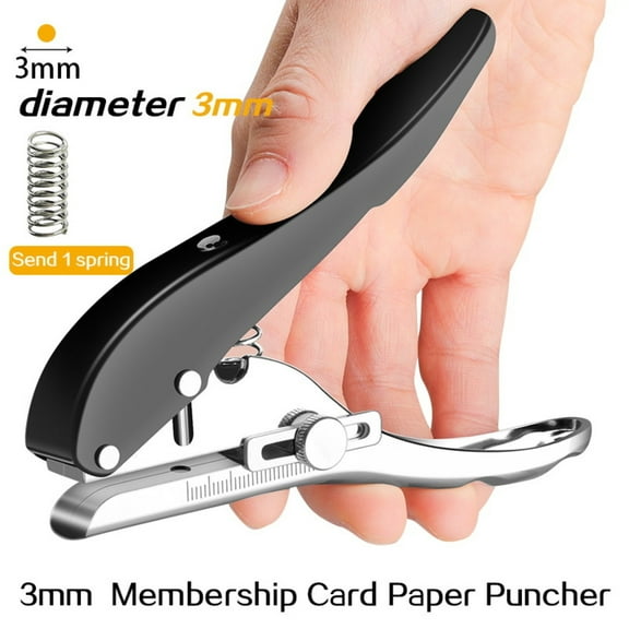 SHIMELE Hand Hole Puncher Paper Punch Tool Round Hole Pliers for Card Making Perforator Eyelet Puncher Office Craft Supplies Durable Ergonomic Design Lightweight Easy Carry