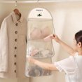 thumbnail image 1 of SHIMELE Hanging Mesh Organizer Storage Bag for Clothes - Door-Hanging Closet Organizer - Space-Saving Clothing Storage Solution for Home and Dorm Room, 1 of 6