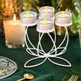 thumbnail image 1 of SHIMELE Iron Candle Holders 4 Candle Base Romantic Decorative Centerpiece for Dinner Home Decor Special Occasions, 1 of 6