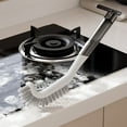 thumbnail image 1 of SHIMELE Kitchen Bathroom Crevice Brush - V-Shaped Tile Cleaning Tool - Window Edge Cleaner - Multipurpose Stubborn Stain Remover for Sinks, Bathtubs, Tiles and Corners, 1 of 6