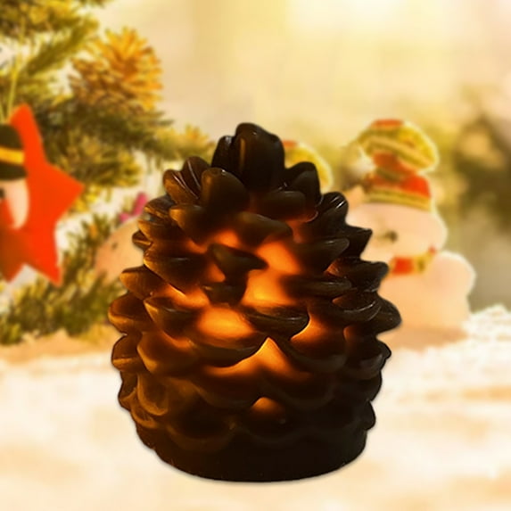 SHIMELE LED Flameless Candle Light, Battery Operated Flickering Lamp, Christmas Tree Candle, Smokeless Night Light Decor for Home, Party, Bedroom