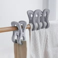 thumbnail image 1 of SHIMELE Large Beach Towel Clip Set, Heavy-Duty Towel Rack Clips, Windproof Plastic Towel Clips, Strong Quilt Clips, Multi-Purpose Clothes Hooks, Durable Towel Holders 3 Pack, 1 of 6