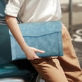 thumbnail image 1 of SHIMELE Magnetic Closure Leather Portfolio Document Holder Organizer File Bag Business Briefcase A4 Folder Professional Storage Waterproof Durable Business Accessories, 1 of 6
