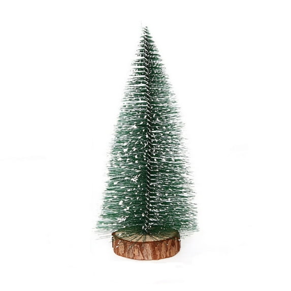 SHIMELE Mini Christmas Tree White Cedar Small Decorative Tree for Home Office Party Holiday Decoration - Reusable Resin Eco-Friendly Decor