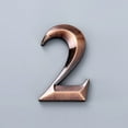 thumbnail image 1 of SHIMELE Modern House Numbers Self-Adhesive Mailbox Numbers 0-9 | Metal Address Signs for Indoor/Outdoor Use | Easy Install 7cm Height 3D Reflective Design, 1 of 3