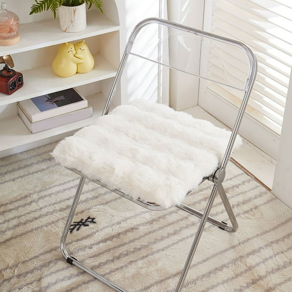 SHIMELE Plushed Thick Soft Cushion Pad for Office Chair, Comfortable Seat Cushion for Long Sitting, Home Use Pillow, 40x40cm, Multiple Colors Available