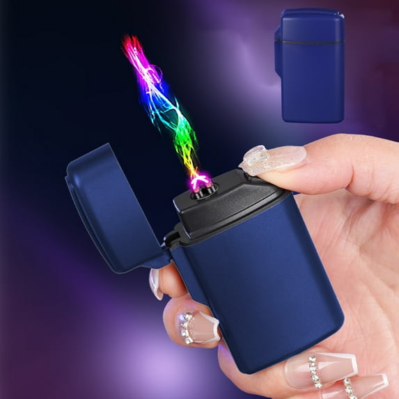 SHIMELE Rechargeable Dual Arc Lighter Windproof USB Type-C Charging Compact Portable Igniter for Camping Hiking Outdoor Activities