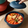 thumbnail image 1 of SHIMELE Reusable Lightweight Salad Bowl for Rice Soup Snack Fruit Serving, Large Colorful PP Bowl for Kitchen, Durable, Microwave & Dishwasher Safe, 1 of 6