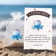 thumbnail image 1 of SHIMELE Sea-style Animals Gradient Pocket Blessing Card Cute Crab Decor Gift Card for Special Occasions Thoughtful Messages Keepsake Card for Friends Family Gifts, 1 of 6