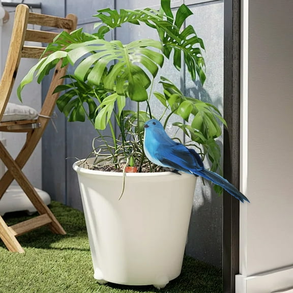 SHIMELE Simulated Parrot Ornament Outdoor Garden Decoration - Lifelike Foam Bird for Home Decor, Landscaping, and Floral Arrangements