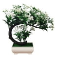thumbnail image 1 of SHIMELE Simulated Welcome Potted Plant Fake Flowers Peacock Tree Bonsai Home Decor Artificial Greenery Decoration 24CM, 1 of 2