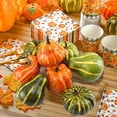 thumbnail image 1 of SHIMELE 8-Pack Artificial Mini Pumpkins – Lifelike Fall Cucurbit Décor for Thanksgiving, Halloween, Harvest Party, Farmhouse Home Decoration, 1 of 8