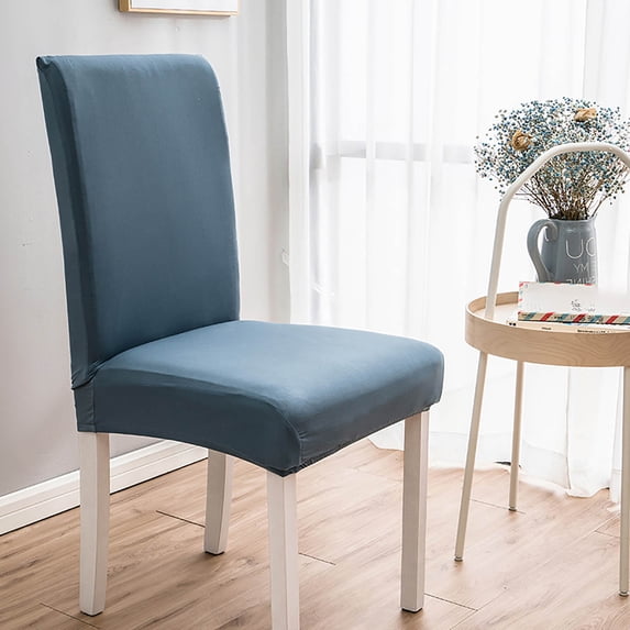 SHIMELE Solid Color High Elastic Chair Cover | Brushed Soft Slipcover for Dining Chairs | Durable, Comfortable, Breathable Seat Protector | Easy to Clean