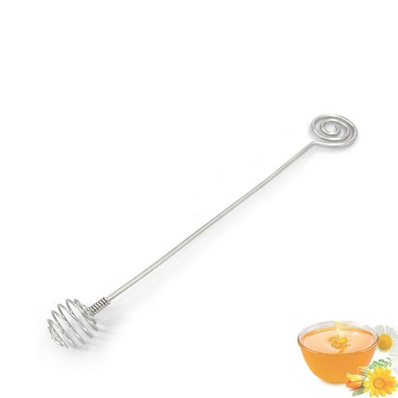 SHIMELE Stainless Steel Coffee Stirring Spoon Milk Powder Mixer Mixing Stick Utensil for Beverages Tea Drinks Kitchen Cooking Home Use - Durable Easy Stirring Tool