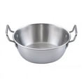 thumbnail image 1 of SHIMELE Stainless Steel Double Ear Bowl, Versatile Snack and Salad Bowl, Matte Finish, Multi-Size Hot Pot Dish for Home and Restaurant Use, 1 of 1