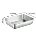 thumbnail image 1 of SHIMELE Stainless Steel Food Prep Box Rectangular Multi-Use Container with Lid for Refrigerator Storage, Outdoor Cooking, and Picnic, 1 of 4