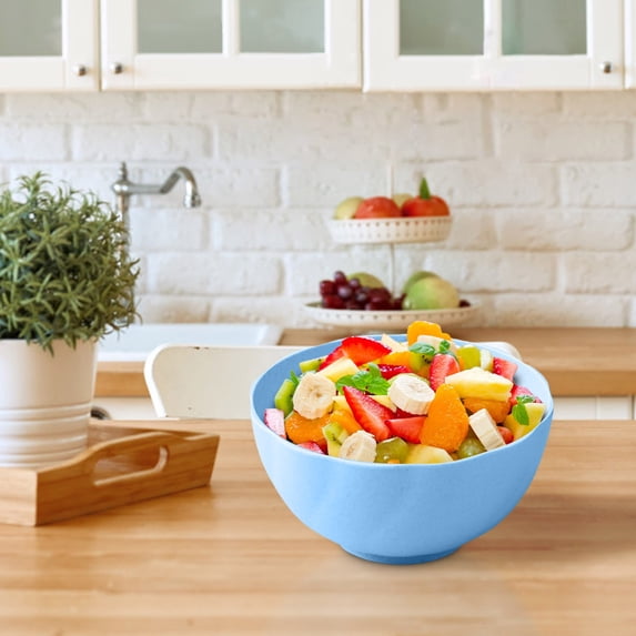 SHIMELE Straw 6-Inch Bowl | Eco-Friendly, Lightweight & Durable Tableware for Students & Families | Versatile for Noodles, Salads & More