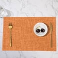 thumbnail image 1 of SHIMELE Stylish Double-Sided Leather Placemats Heat Insulating Table Runner Dining Mats Elegant Tableware Soft Decor for Home Kitchen Stylish Table Accessories, 1 of 6