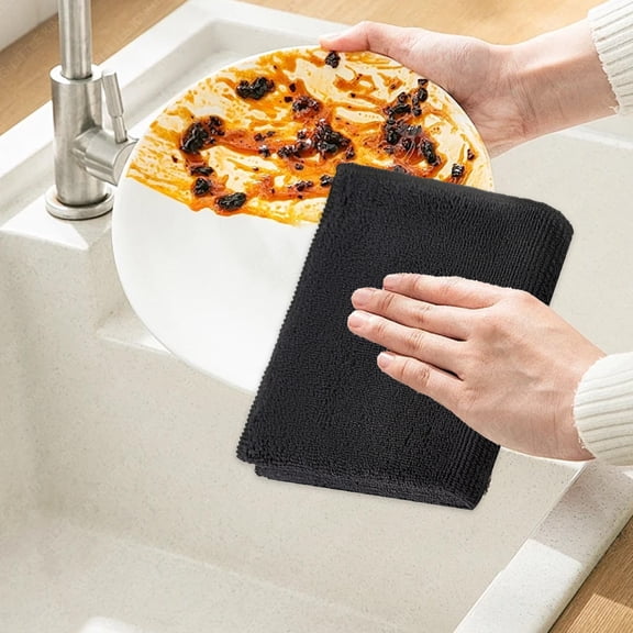 SHIMELE Super Absorbent Microfiber Cleaning Cloths, 30x30cm, Non-Abrasive, Reusable, for Kitchen, Car, and Home Use