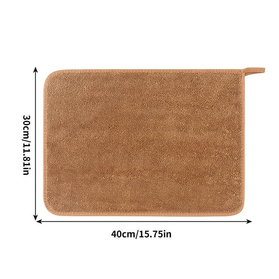 SHIMELE Thick Microfiber Cleaning Towel - 30x40cm, High Absorbency, Lint-Free, Multipurpose Housekeeping Wipe for Home and Kitchen Use