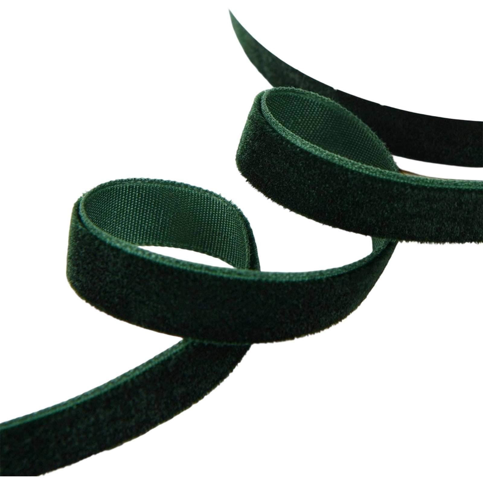 Flocking Velvet Ribbon SHIMELE Velvet Ribbon, Satin Flocking Ribbon, Green Christmas Ribbon ...