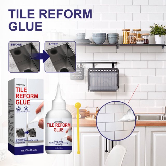SHIMELE White Grout for Tiling and Tile Repair, Gap Filler Agent, Tile