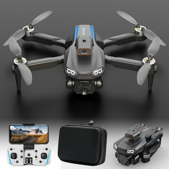 SHIMELE Wind-Resistant Brushless Motor Drone with Dual Cameras: Gesture Control, FPV Capability, Headless Mode - Ideal for Adult Hobbyists and Beginner Remote Pilots