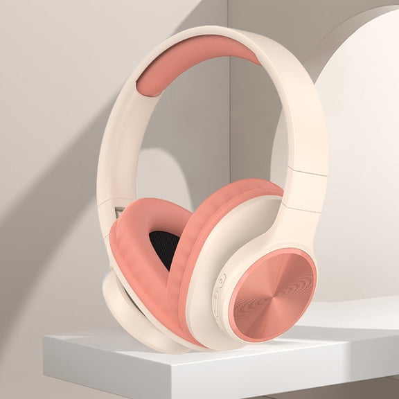 SHIMELE Wireless Bluetooth Headset with Microphone, Noise Cancelling Over-Ear Headphones, Bluetooth 5.3, 10 Hours Playtime, Ergonomic Design for Gaming & Calls