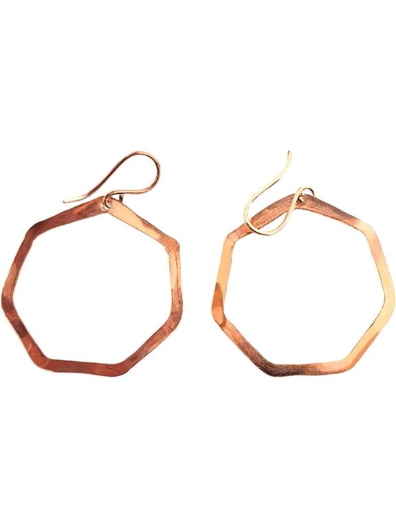 copper earrings for women stylish traditional jhumka earring (Style 7)