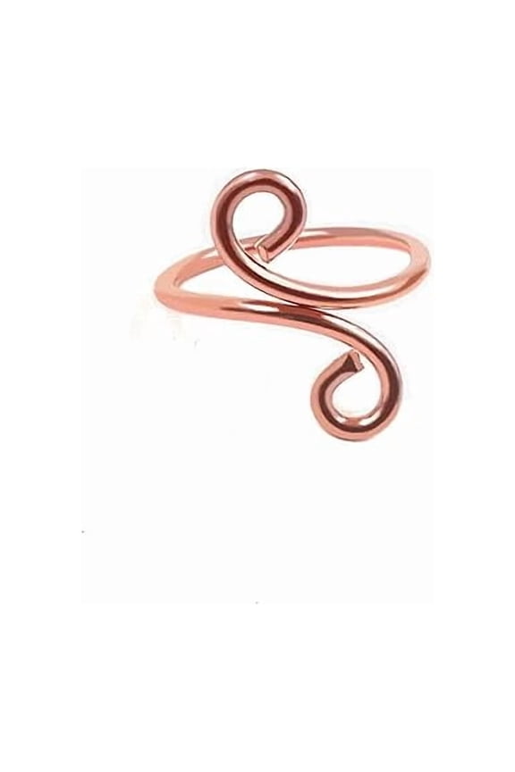 pure copper adjustable finger ring for women Indian jewellery