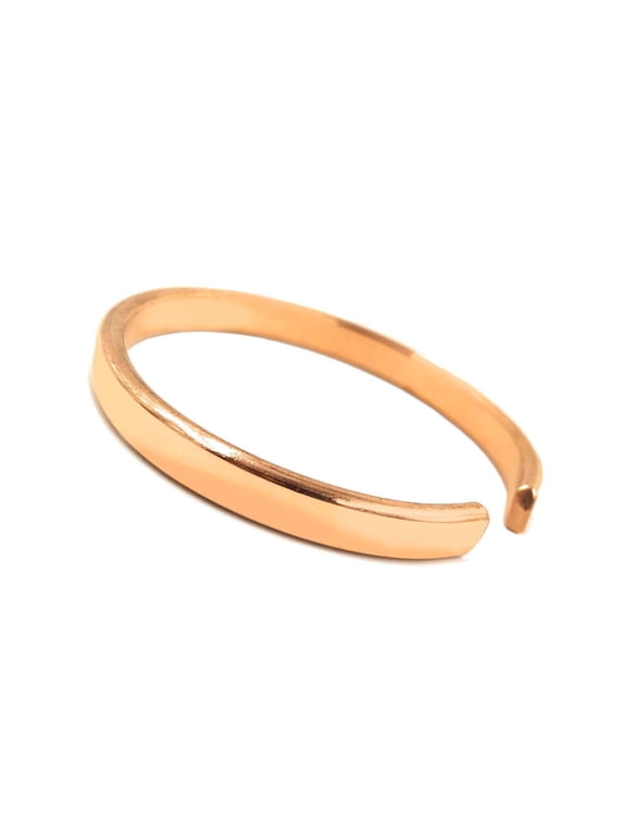 pure copper bracelets for men and women (45gm heavy 8mm plain kada)