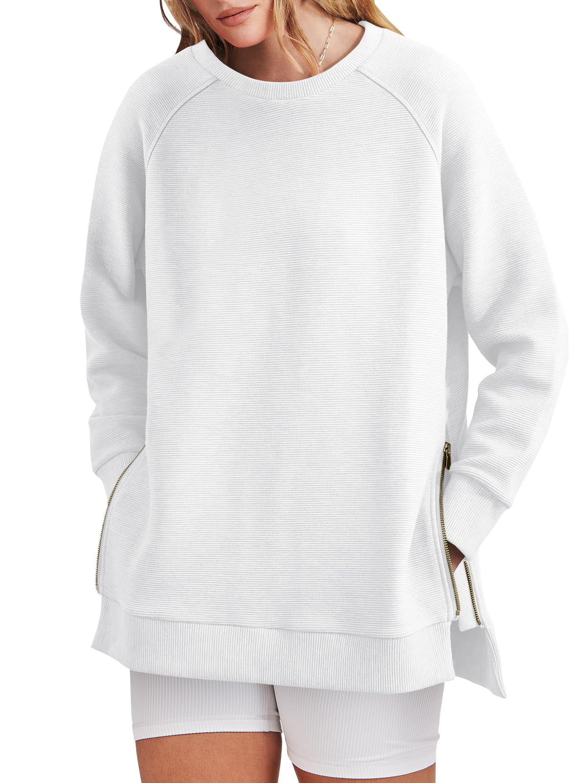 No Boundaries Cropped V Neck Sweatshirt, Women's - Walmart.com No Boundaries Cropped V Neck Sweatshirt, Women's - Walmart.com