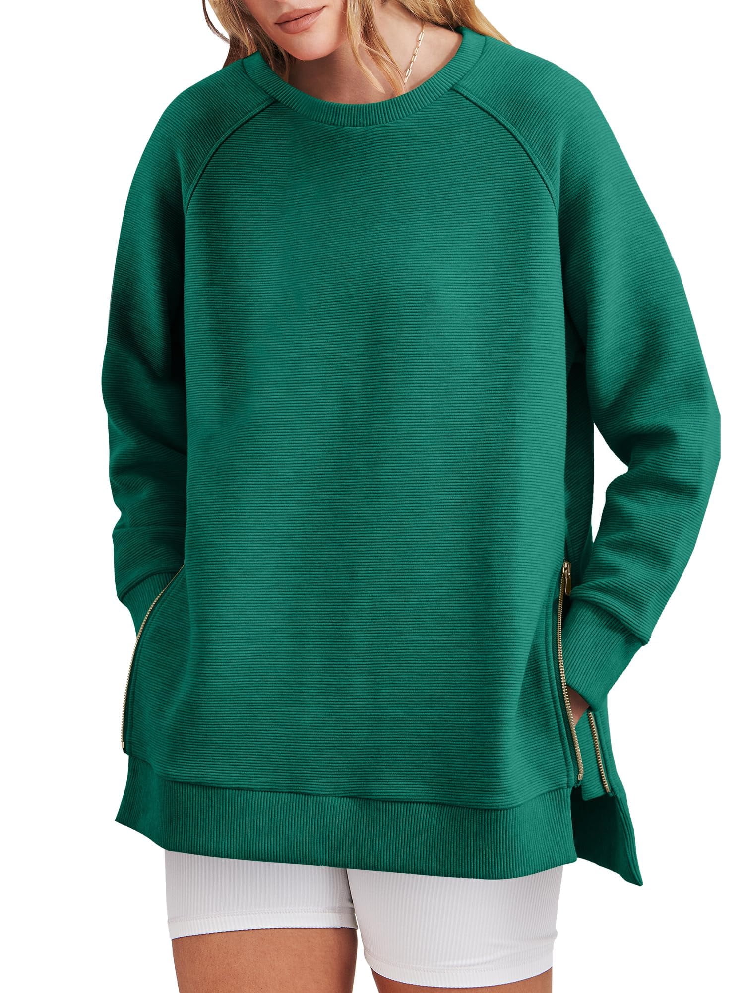 SHINE UP Sweatshirt for Women Long Sleeve Crewneck Tops