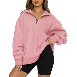 Half Zip Pullover Pink Half Zip Pullover Pink