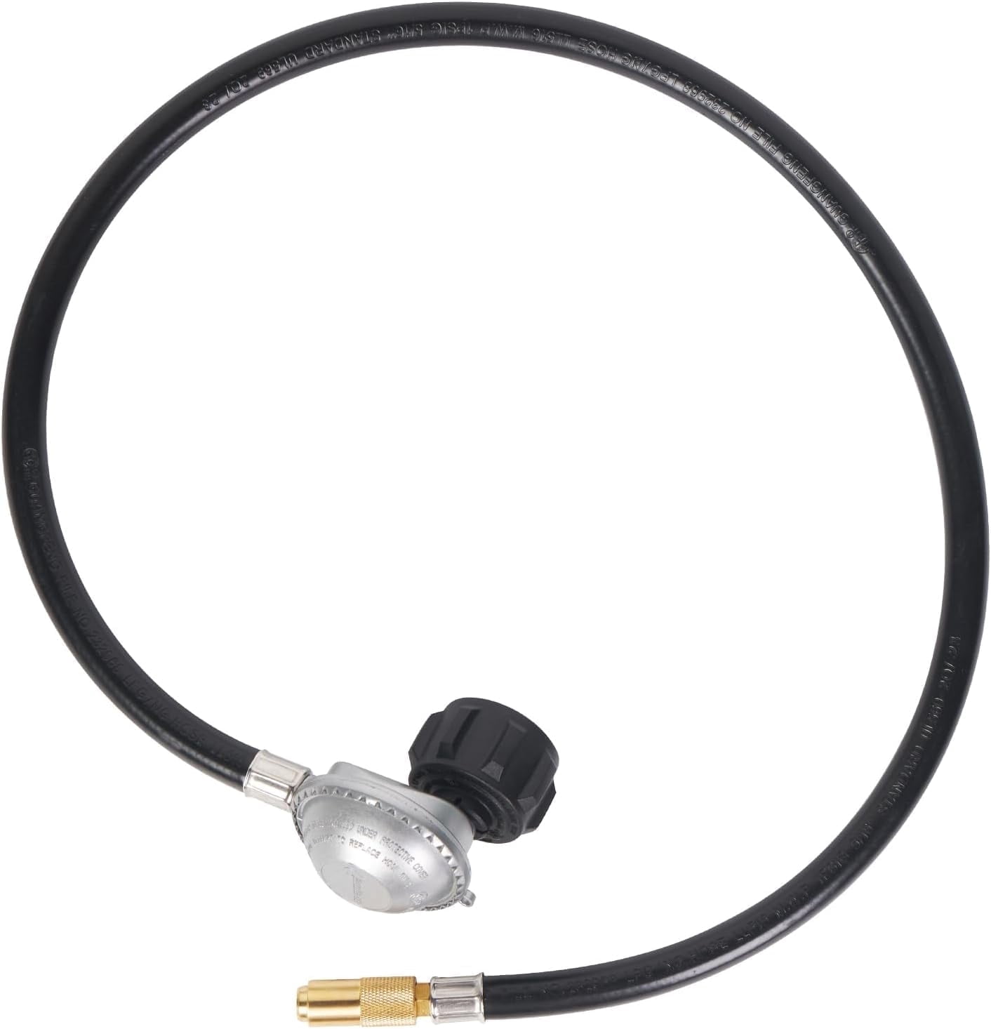 SHINESTAR 3 Feet Propane Adapter Hose with Regulator for Blackstone 17 & 22" Tabletop Griddles Gas  Grill Hose for Propane Tank 1 lb to 20 lb