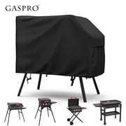 Gaspro Waterproof Grill Cover for Blackstone 22 inch Griddle with Hood, 600D Polyester Heavy Duty Griddle Cover with Large Air Vent and Click-close Straps, All Weather Protection, Black