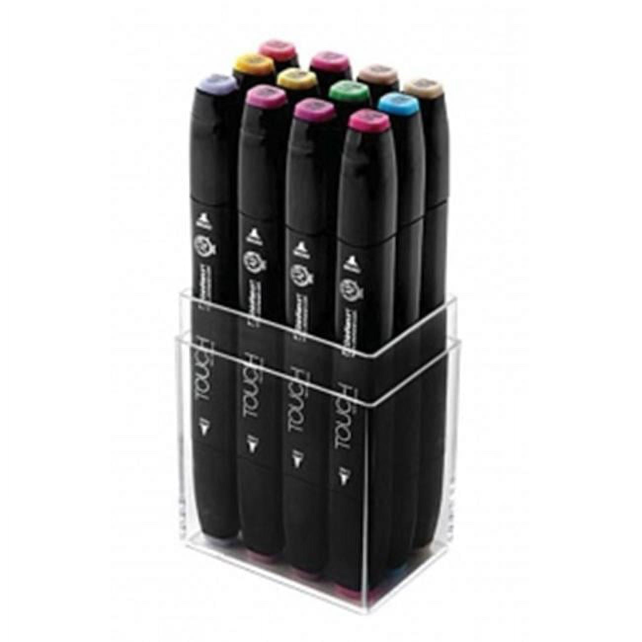 ShinHan Touch Twin Marker Set - 12 Colors, Artist Quality Drawing Markers