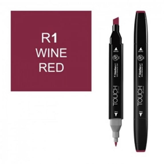SHINHAN ART TOUCH TWIN 1110001-R1 WINE RED MARKER