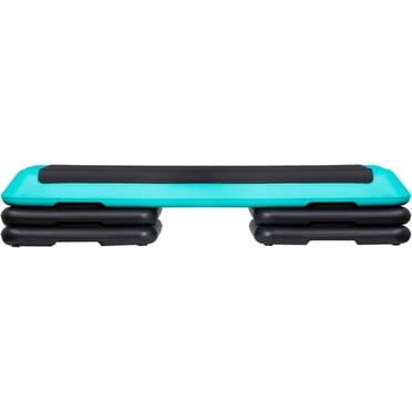 SEGAWE Adjustable Aerobic Stepper – 43" Platform With Risers, 550 LB Capacity