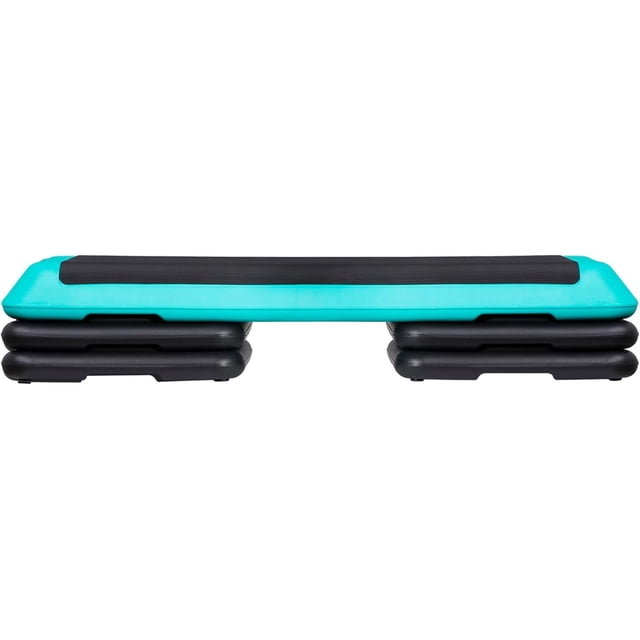 SEGAWE Adjustable Aerobic Stepper – 43" Platform With Risers, 550 LB Capacity