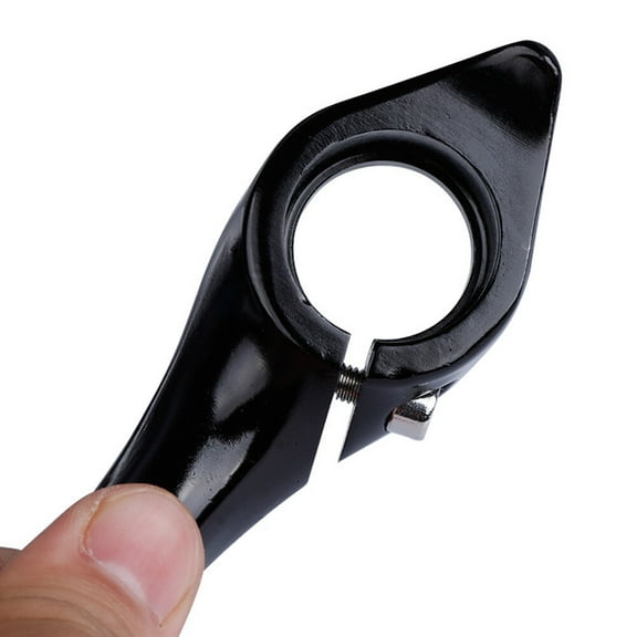 SHINYPASING 1 Pair Comfortable Grip Bicycle Vice Handlebar Black for Mountain Biking 4.1 x 1.4 x 0.4in