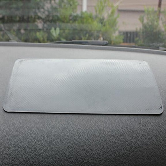 SHINYPASING 1Pack Black Anti Slip Mat for Car Dashboard Holder 11.4x5.9in Skidproof Temperature Resistant
