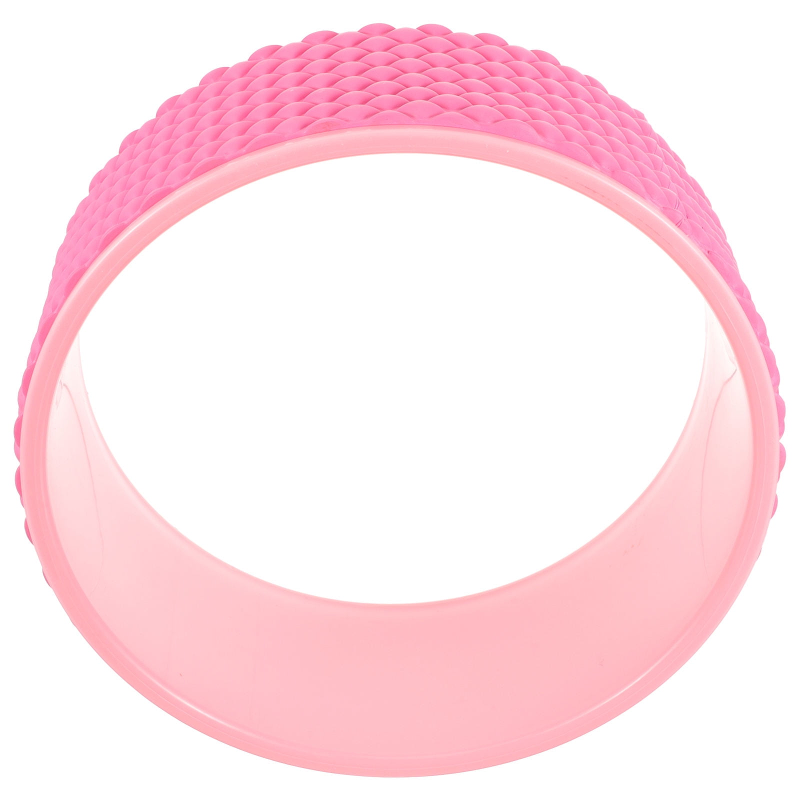 SHINYPASING 1Pack Pink Yoga Wheel for Yoga Practice and Back Stretching Training