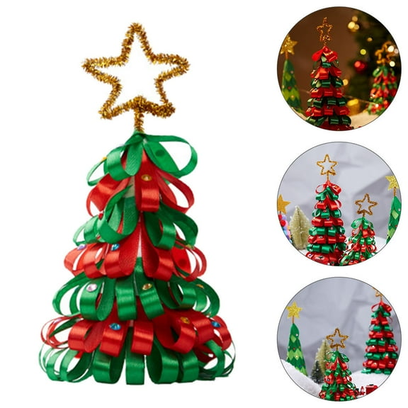 SHINYPASING 1Pcs Chic Design Diy Christmas Tree Decoration Tree Decorations For Children Diy Prop Holiday Atmosphere