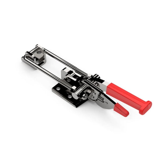 SHINYPASING 1Pcs Steel Plastic SPCC Toggle Clamp Adjustable for Furniture Cabinet Welding Jigging Repairing