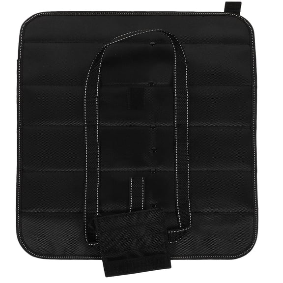 SHINYPASING Cutlery Storage Roll Oxford Fabric 1Pcs 16.5X14.2X0.2In