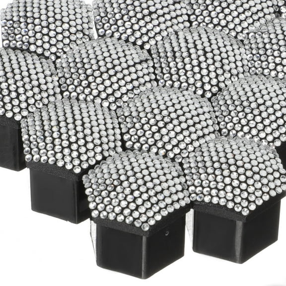 SHINYPASING 20Pcs Transparent Simulated Diamonds Lug Nut Covers for Car Wheel Hub Caps